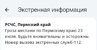 Сильные дожди и грозы ожидаются в Пермском крае